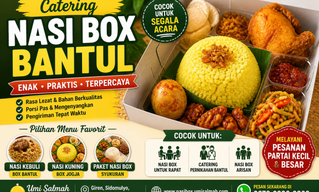 Catering Nasi Box Bantul