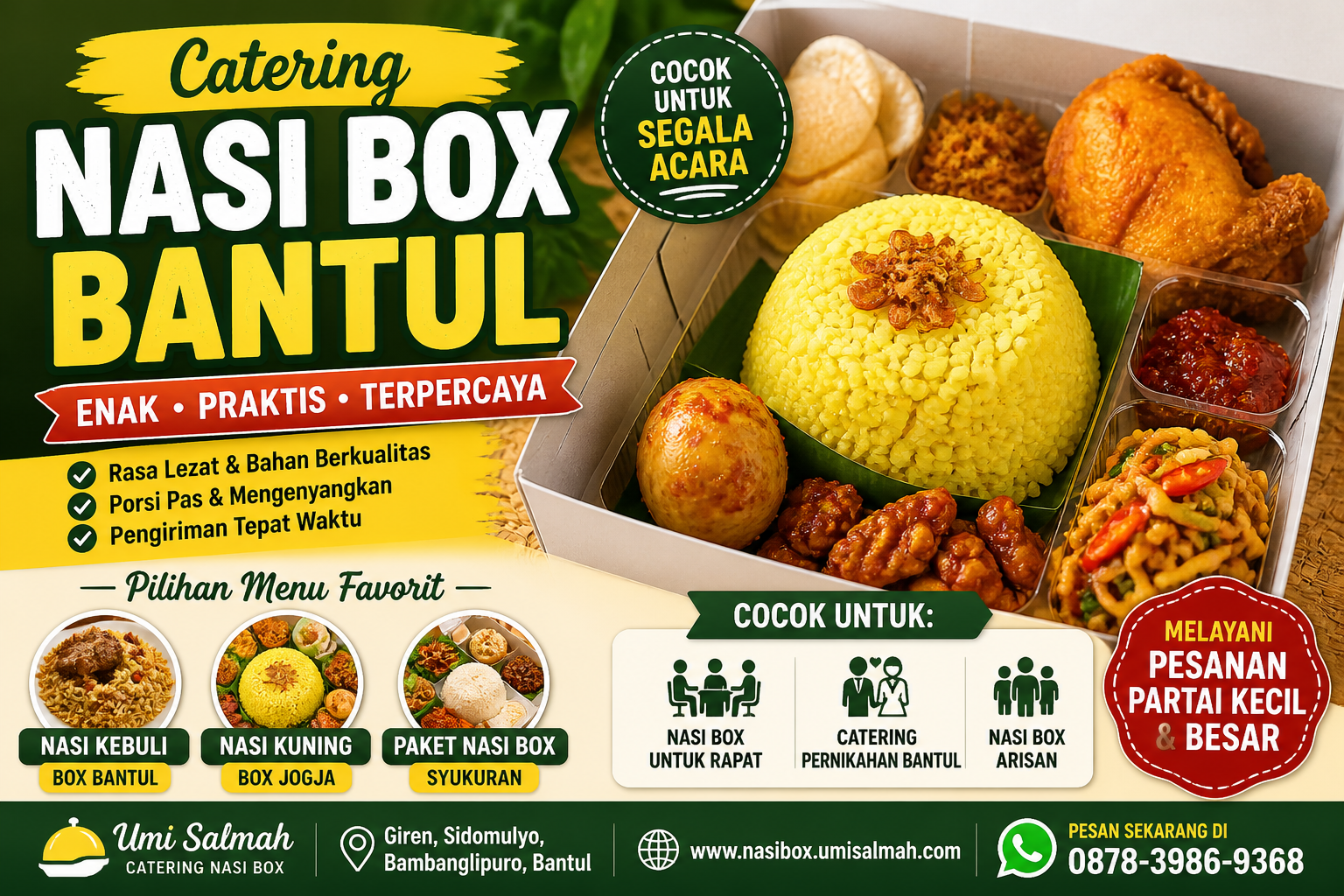 Catering Nasi Box Bantul