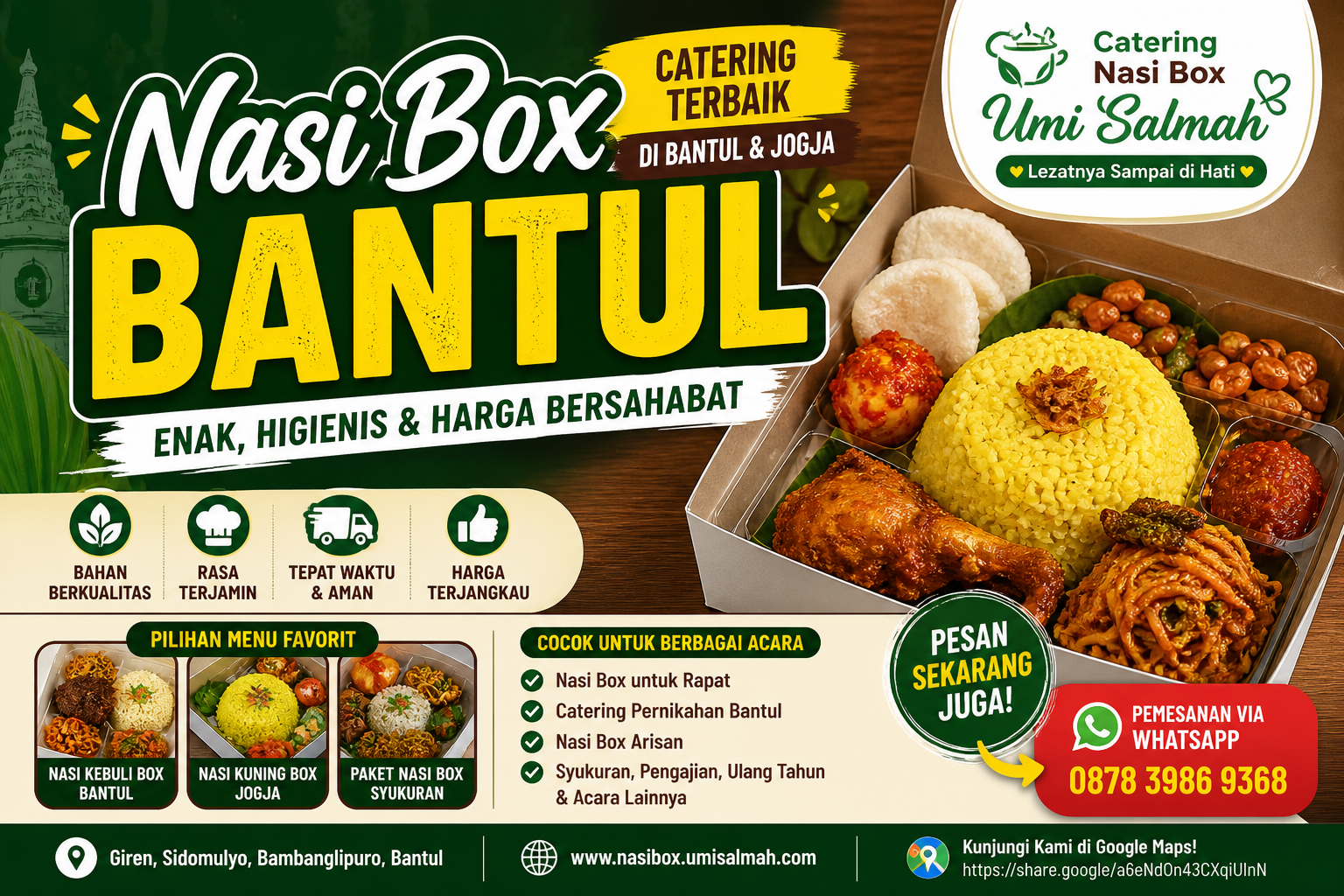 catering nasi box bantul