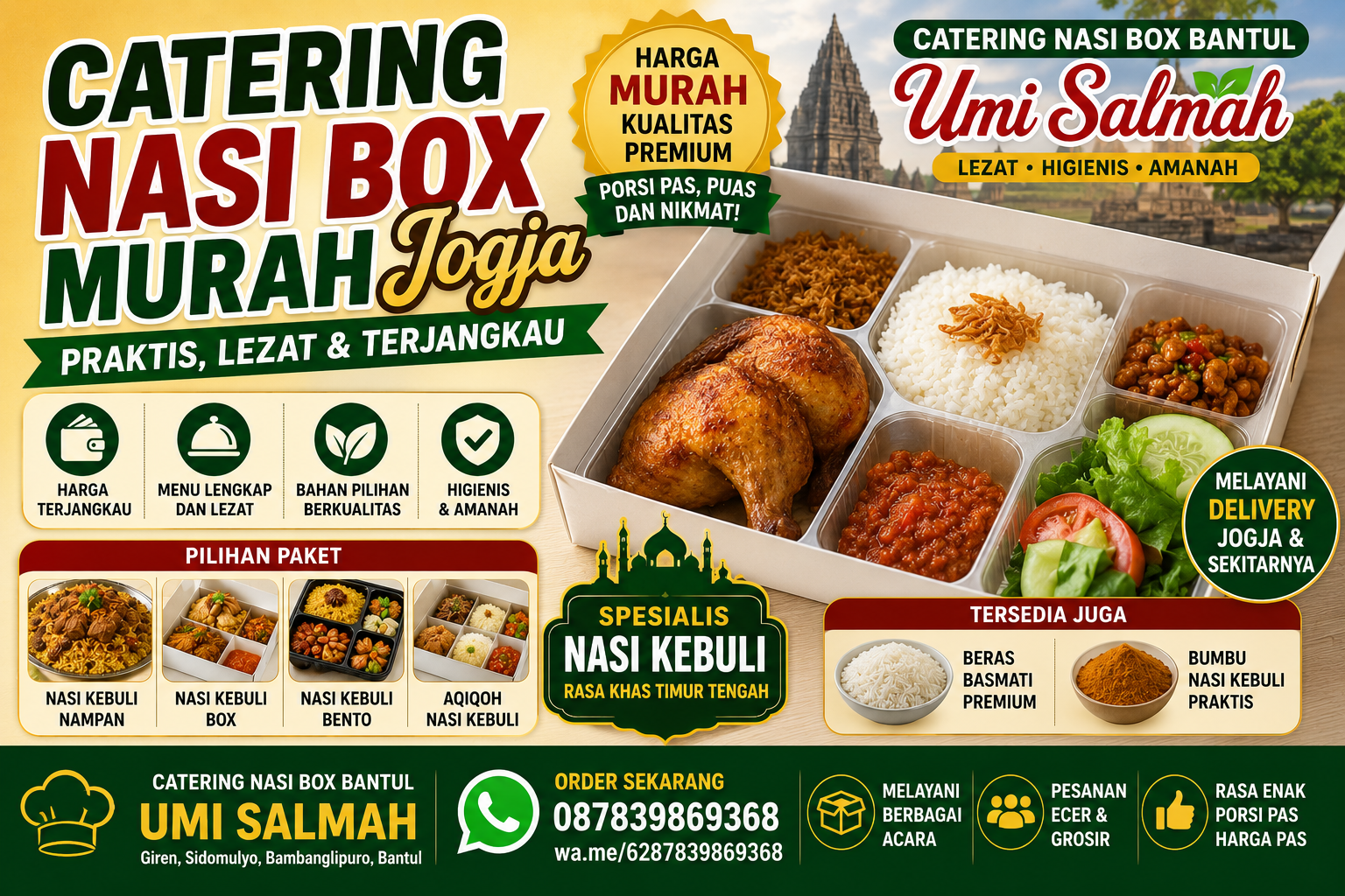 Catering Nasi Box Murah Jogja