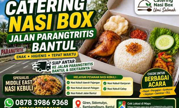 catering nasi box jalan parangtritis