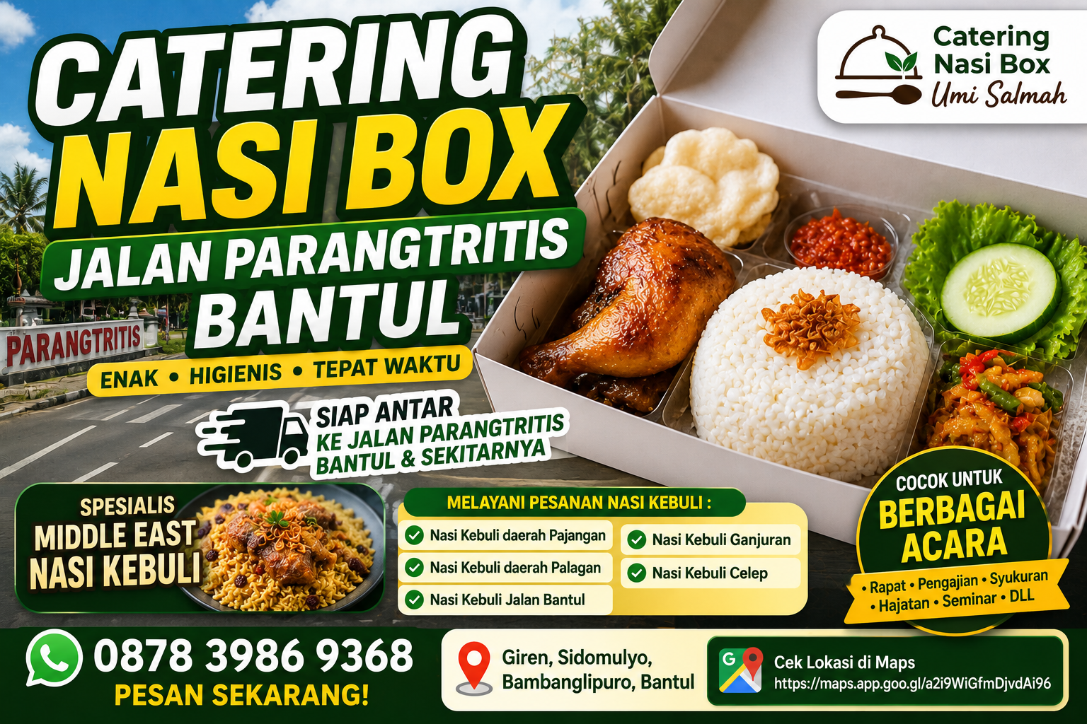 catering nasi box jalan parangtritis