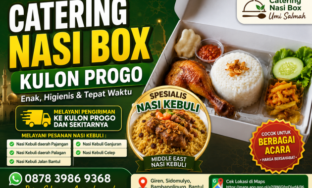 catering nasi box kulon progo