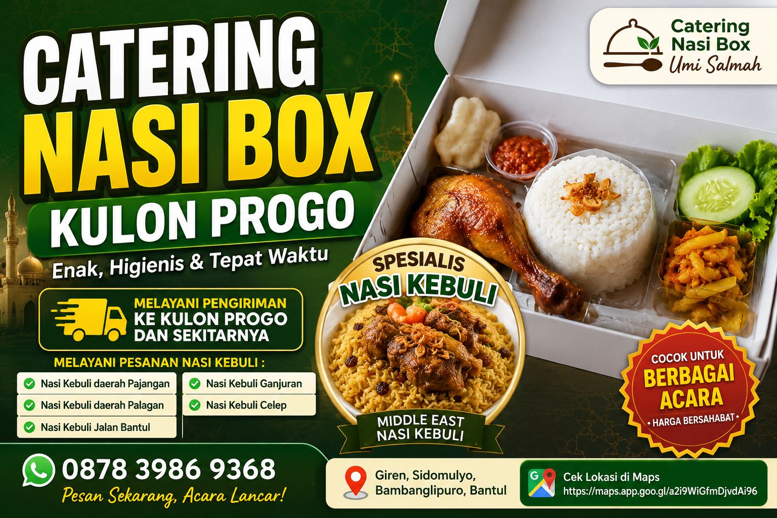 catering nasi box kulon progo