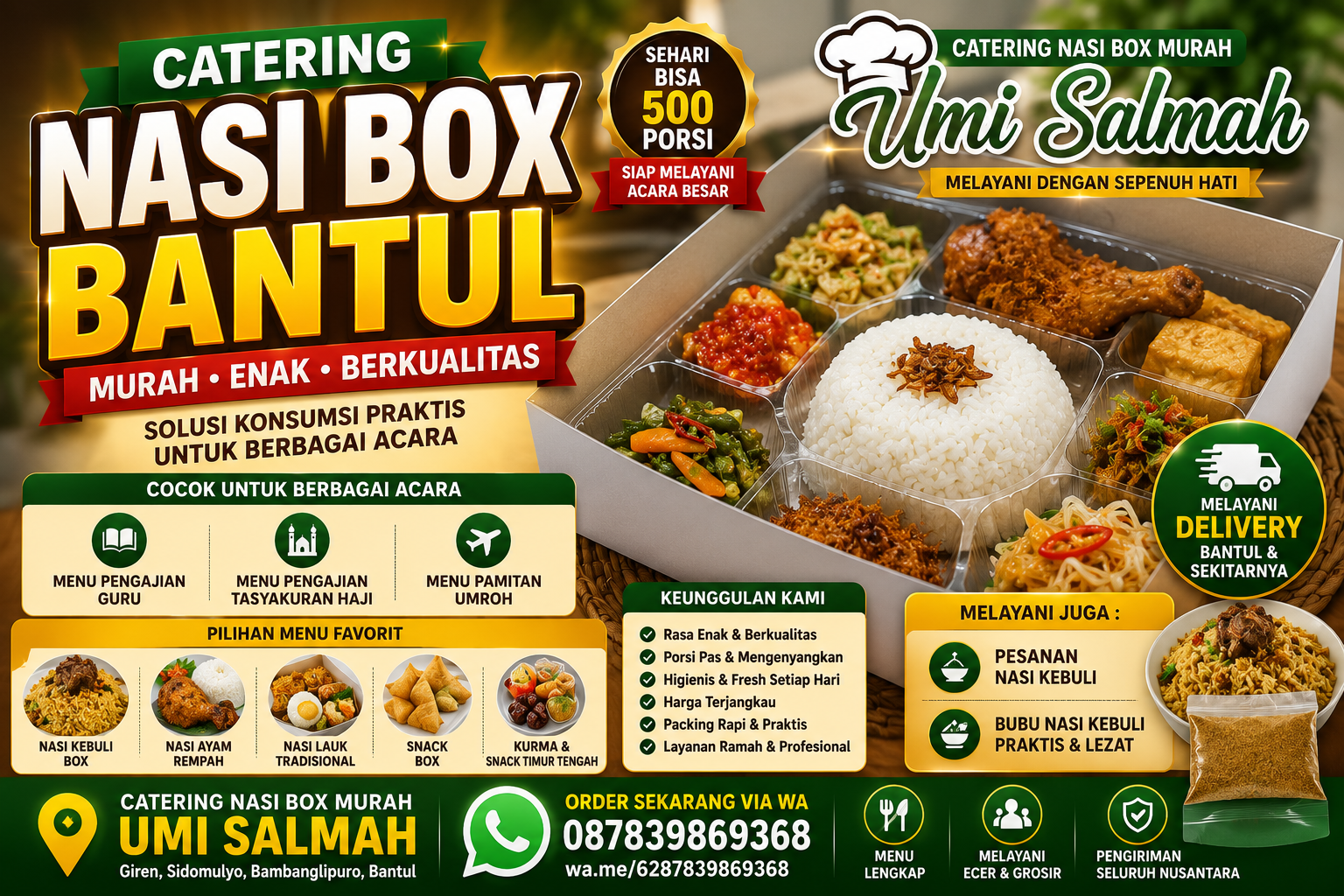 catering nasi box bantul
