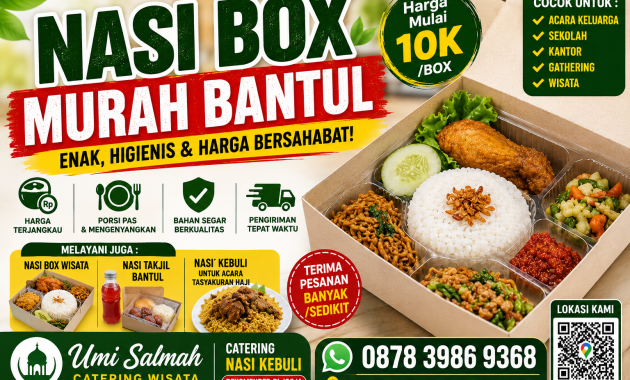 nasi box murah bantul