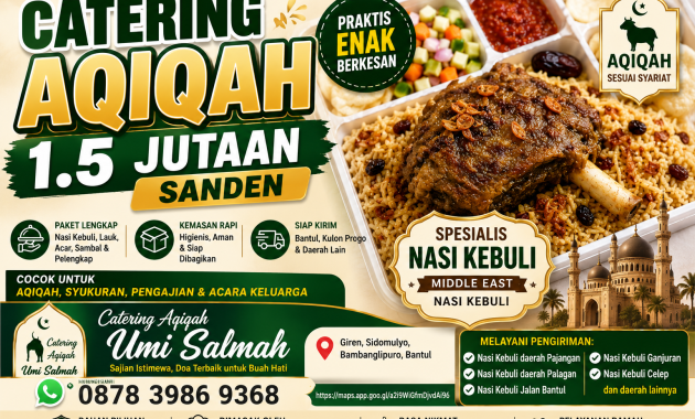 aqiqah 1.5 jutaan sanden bantul