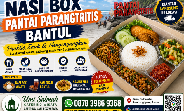 nasi box pantai parangtritis bantul