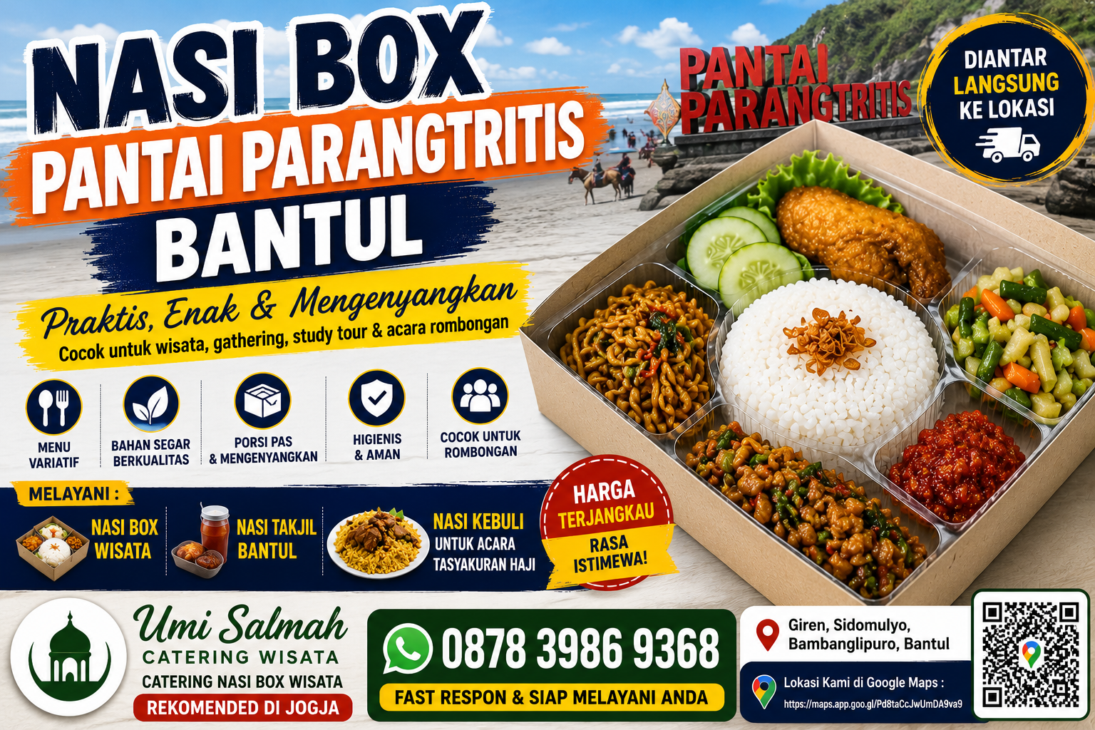 nasi box pantai parangtritis bantul